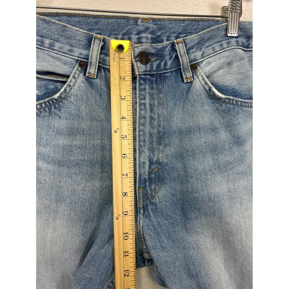 Western Americana Levi's Mens W29 Light Blue 517 Orange Tab Bootcut Jeans